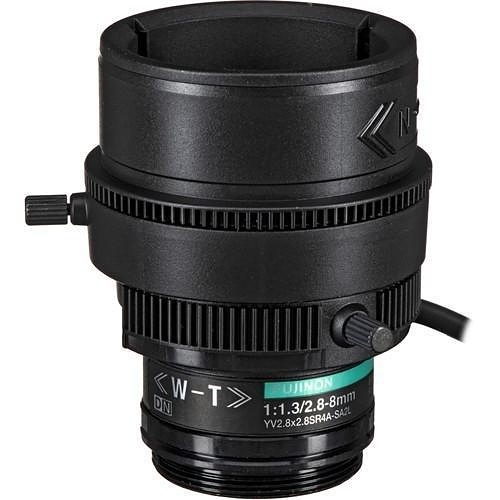 Fujinon YV2.8X2.8SR4A.SA2L 3MP Day and Night IR Varifocal Lens, 2.8-8 mm