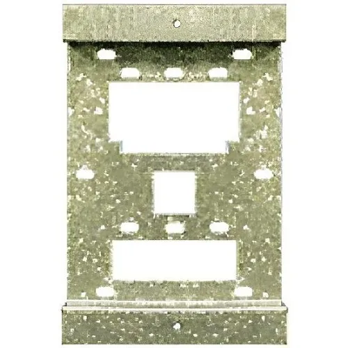 Alpha BP407S Backplate for IS407S Surface Apartment Stations with Vertical Screws