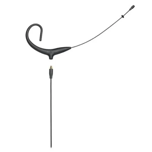 Audio-Technica BP892XCW Omni Condenser Microphone for cW-Style Body-Pack Wireless Transmitters, Detachable Cable with Locking 4-Pin Connector, 55" (1.4m)