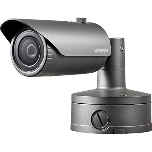Hanwha XNO-8040R X-Series 5MP IR Bullet Camera, 7mm Fixed Lens, Gray