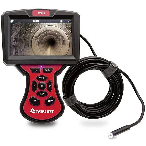 Triplett BR300 5.5mm HD Borescope Inspection Camera, 5m Cable, IP67, MicroSD Card, (Replaces BR125)