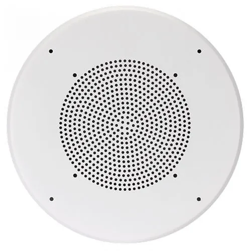 Quam BR8W 8" Round Screw-Mount Ceiling Speaker Baffle, White