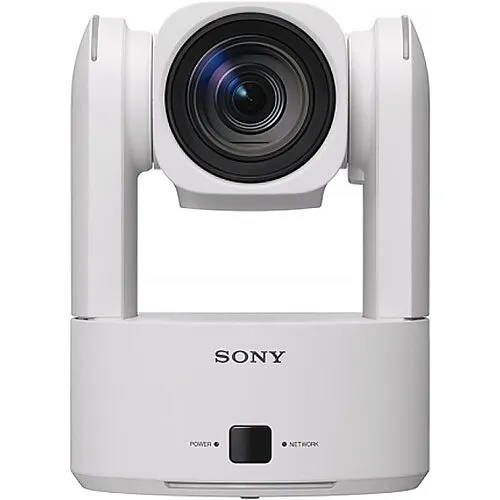 Sony Pro BRCAM7W BRC Series 4K HDR PTZ IP Camera with Built-in AI Analytics, Auto Framing, 20x Optical Zoom, White