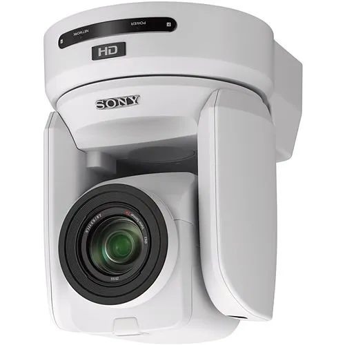 Sony Pro BRC-H800/WPW Full HD PTZ Camera, 1.0-Type Exmor R CMOS Sensor, PoE+, White