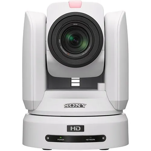 Sony Pro BRC-H800/WPW Full HD PTZ Camera, 1.0-Type Exmor R CMOS Sensor, PoE+, White