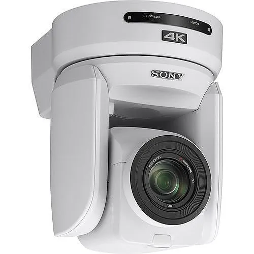 Sony Pro BRC-X1000/WPW 4K PTZ Camera, 1.0-Type Exmor R CMOS Sensor, White