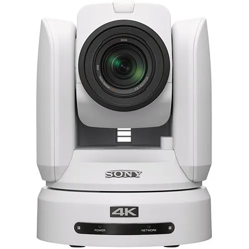 Sony Pro BRC-X1000/WPW 4K PTZ Camera, 1.0-Type Exmor R CMOS Sensor, White