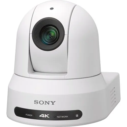 Sony Pro BRC-X400 Premium 4K30P IP PTZ Camera, NDI / HX Support, 30x Zoom, White