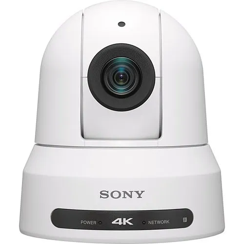 Sony Pro BRC-X400 4K PTZ Network Camera with NDI and HX Capability, 80x Zoom, PoE+, White