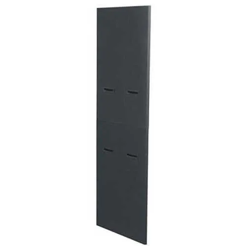 Middle Atlantic BSPN-38-32 Side Panel for BGR Series, 32" Deep, 38 RU, Black