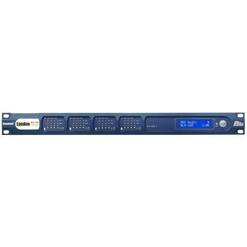 BSS BSSBLU120M-US BSS BLU-120 Soundweb London Audio Processor I/O Expander with BLU Link EN 54-16