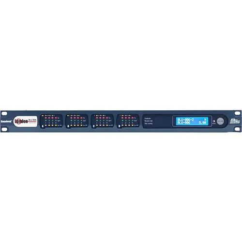 BSS BSSBLU806M-US BSS BLU-806 Signal Processor with BLU Link and Dante, AES67, EN 54-16 Compliant for Life Safety Applications