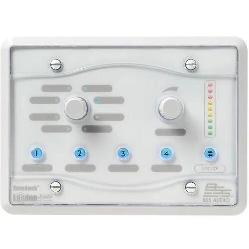 BSS BSSBLU8V2-WHT-M Programmable Zone Controller, HiQnet Compatible, White