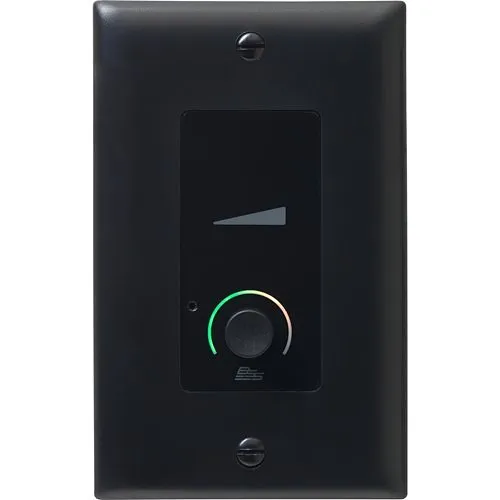 BSS BSSECV-BLK-M Soundweb Contrio EC-V Ethernet Wall Controller with Volume for Harman HiQnet Systems