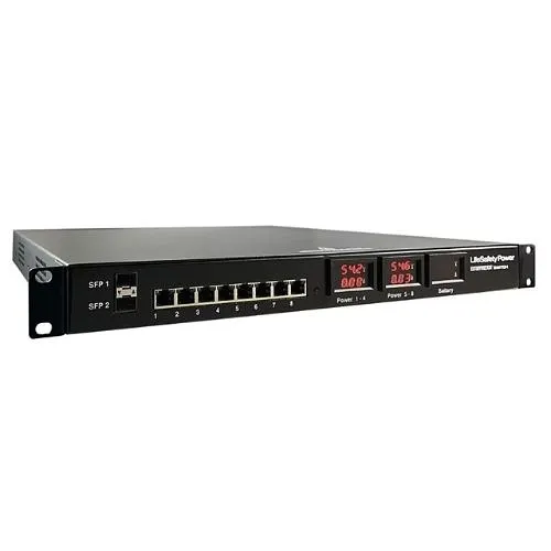 LifeSafety Power BTS500-8R BitStream 8-Port 500W Unmanaged PoE Switch