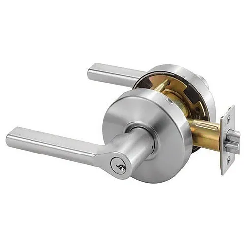 Yale BTB-4607LN 626 SFICLC SFIC Interchangeable Core Entry Lever Lockset, Satin Chrome Plated