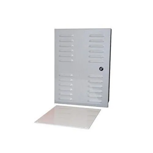 Mier BW-100BPGUL Enclosure 9x13", 14-Gauge Removable Back Panel, Gray