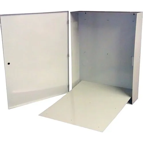 Mier BW-102BP Indoor Electrical Enclosure with Removable Internal Back Panel, 20"x24"x 5", Gray