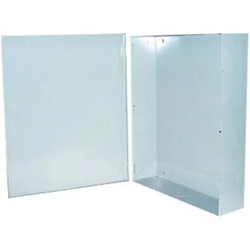 Mier BW-102G Indoor Electrical Enclosure with Removable Door, 20"x24"x 5", Gray