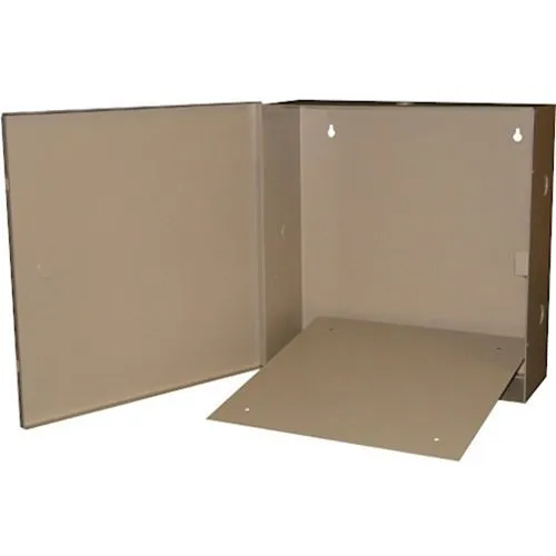 Mier BW-108BP Indoor Electrical Enclosure with Removable Internal Back Panel, 11.25"x11.25"x3.5", Beige