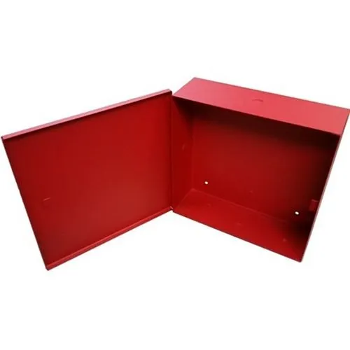 Mier BW-108R Indoor Electrical Enclosure, 11.25"x11.25"x3.5", Red