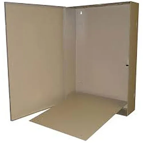 Mier BW-109BP Indoor Electrical Enclosure with Removable Internal Back Panel, 7.25"x12"x3.5", Beige