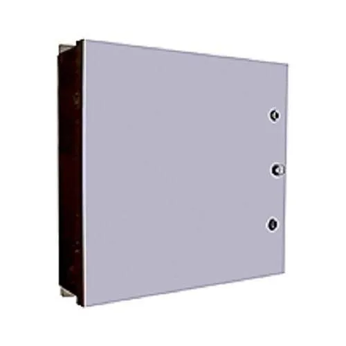 Mier BW-124-BPSS NEMA 4 Outdoor Enclosure, 24"W x 24"H x 12"D, Stainless Steel with Removable Back Panel