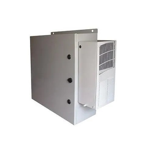 Mier BW-1248ACHTSS Outdoor Electrical Enclosure with Internal Removable Back Panel, 22"x22", Stainless Steel, Gray