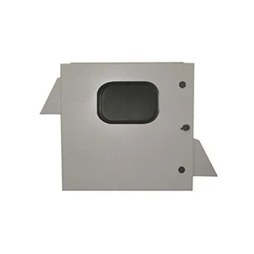 Mier BW-1248FCW FC Series Outdoor Fan-Ventilated Electrical Enclosure with Thermostat,  24 x 24 x 8", Gray