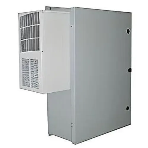 Mier BW-136ACHTSS ACHT Series Temperature Controlled Enclosure with 2000 BTU AC Unit and 500W Heater, 24"W x 36"H x 12"D, NEMA4, Stainless Steel