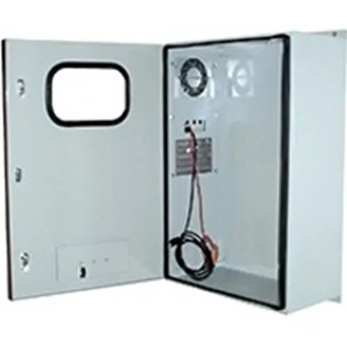 Mier BW-136ACHTW Outdoor Temperature-Controlled Enclosure with 500W Heater and Window, 24"x 36" 12", Gray