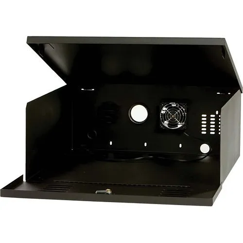 Mier BW-200 Indoor Fan-Ventilated Lockbox, 20" 8" 20", Black