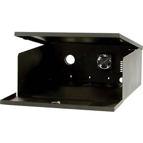 Mier BW-224 Indoor Fan-Ventilated Lockbox, 20" 8" 24", Black