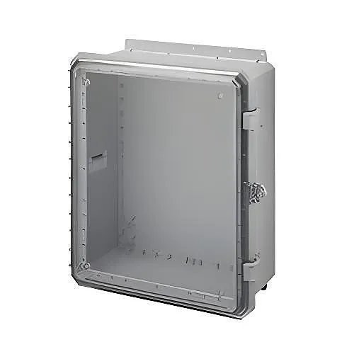 Mier BW-242410C Enclosure with Stainless-Steel Latch, Clear Door, 24" 24" 10"