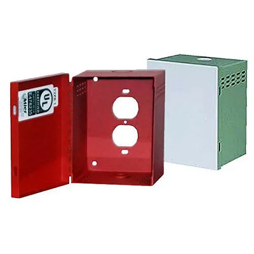 Mier BW-250GUL Transformer Cover with Hinged Screw, UL Listed, Gray