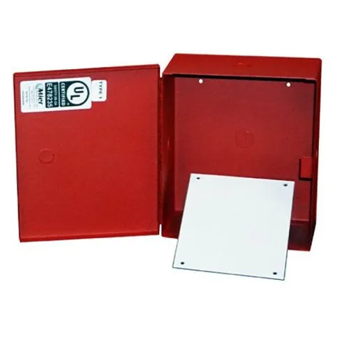 Mier BW-310RUL Indoor Electrical Enclosure, UL Listed, 12" 12" 5.5", Red