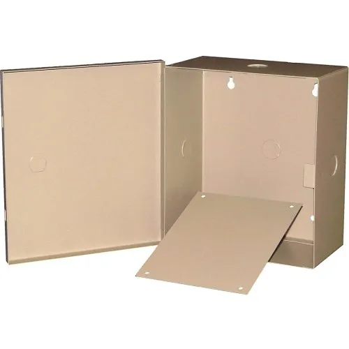Mier BW-98BP Indoor Electrical Enclosure with Removable Back Panel, 7" 8" 3.5", Beige