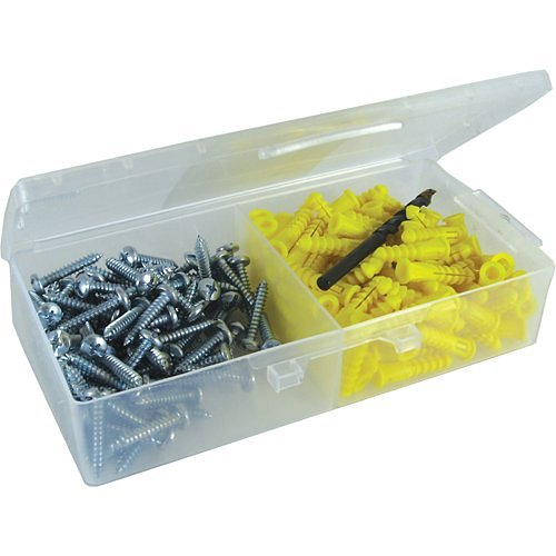Dottie 2AK #10 Yellow Wing Conical Anchor Kit with Pan Head Combo Drive Screws