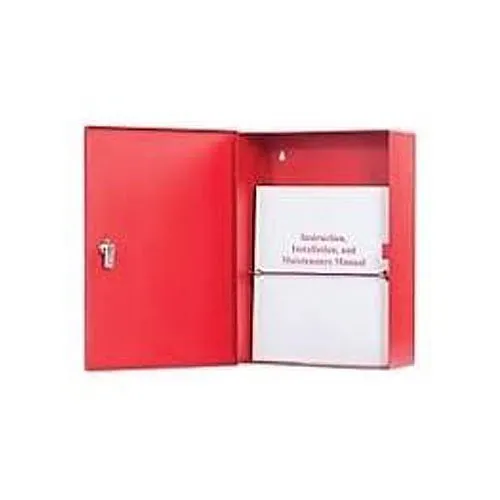 Mier BW-DOCBOX2 11" W x 15" H x 4" D Document LockBox - Red