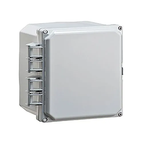 Mier BW-L663 Outdoor Polycarbonate Electrical Enclosure, UL Listed, Solid Door, 6" 6" 3", Gray