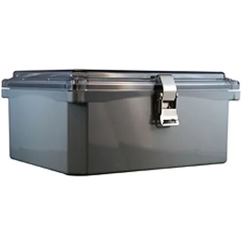 Mier BW-SL1084 NEMA Rated Outdoor Polycarbonate Electrical Enclosure, UL Listed, Solid Door, 10" 8" 4", Gray