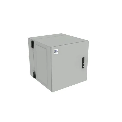 Great Lakes BXWM04-11U26-GY-SH-00000 Double Swing Wall Mount Cabinet, NEMA 250 Type 4, 11U, 26" Depth, Gray