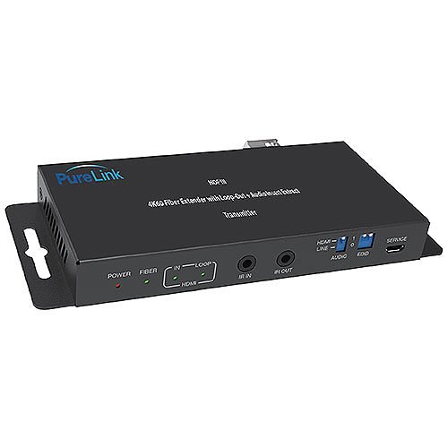 PureLink HOF III TX/RX 4K/60 4:4:4 Fiber Extender with Loop Out and Audio Insert/Extract