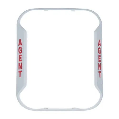 System Sensor BZW-AG L-Series BZW Wall Mount Horns, Strobes and Horn Strobes, White Bezel Kit, "AGENT" Marking