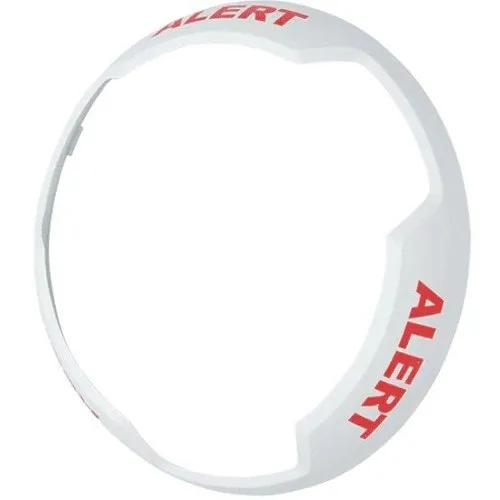 System Sensor BZWC-AL L-Series BZWC White Bezel Kit for Ceiling Mount Strobes and Horn Strobes, "Alert" Marking