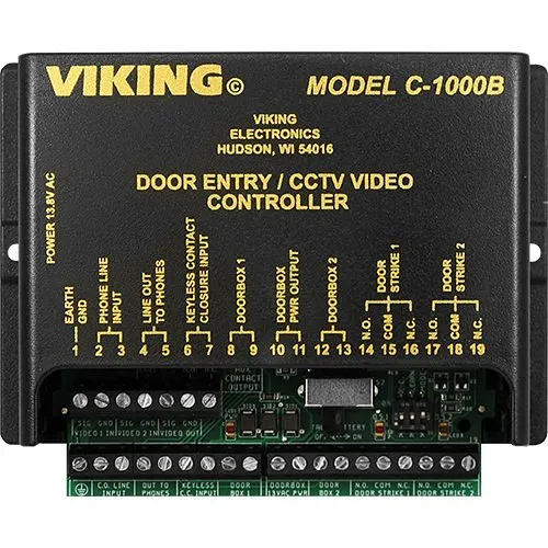 Viking C-1000B Door Entry and CCTV Video Camera Controller