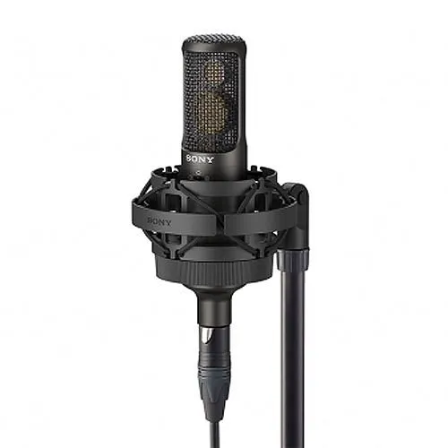 Sony Media C-100 Two-Way Condenser Microphone, High Resolution for Studio Recording