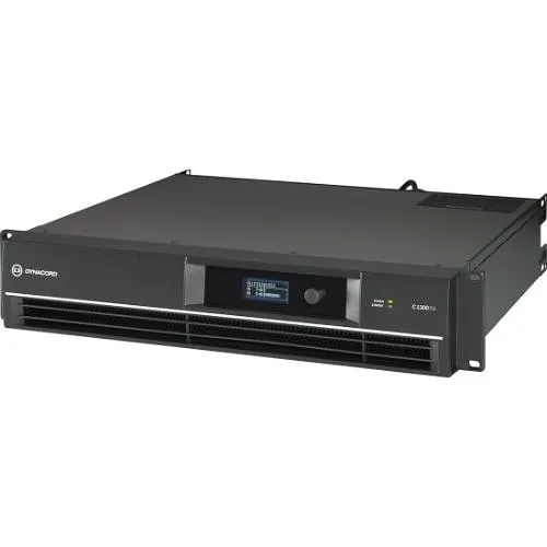 Dynacord C1300FDI-US DSP x 650W Power Amplifier for Fixed Install Applications