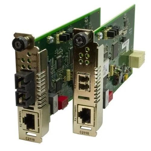 Lantronix C2110-1013 ION Fast Ethernet Media Converter Module, 1300 nm Multimode SC, 11.0 dB