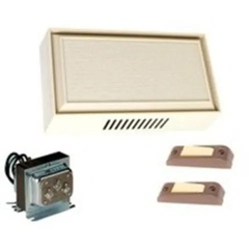 Kidde C212 C212 C200 Series Chime Kit, beige, comes with 16V transformer and non-illuminated Push Buttons, 10 VA per lamp, 16AC, 0.625A
